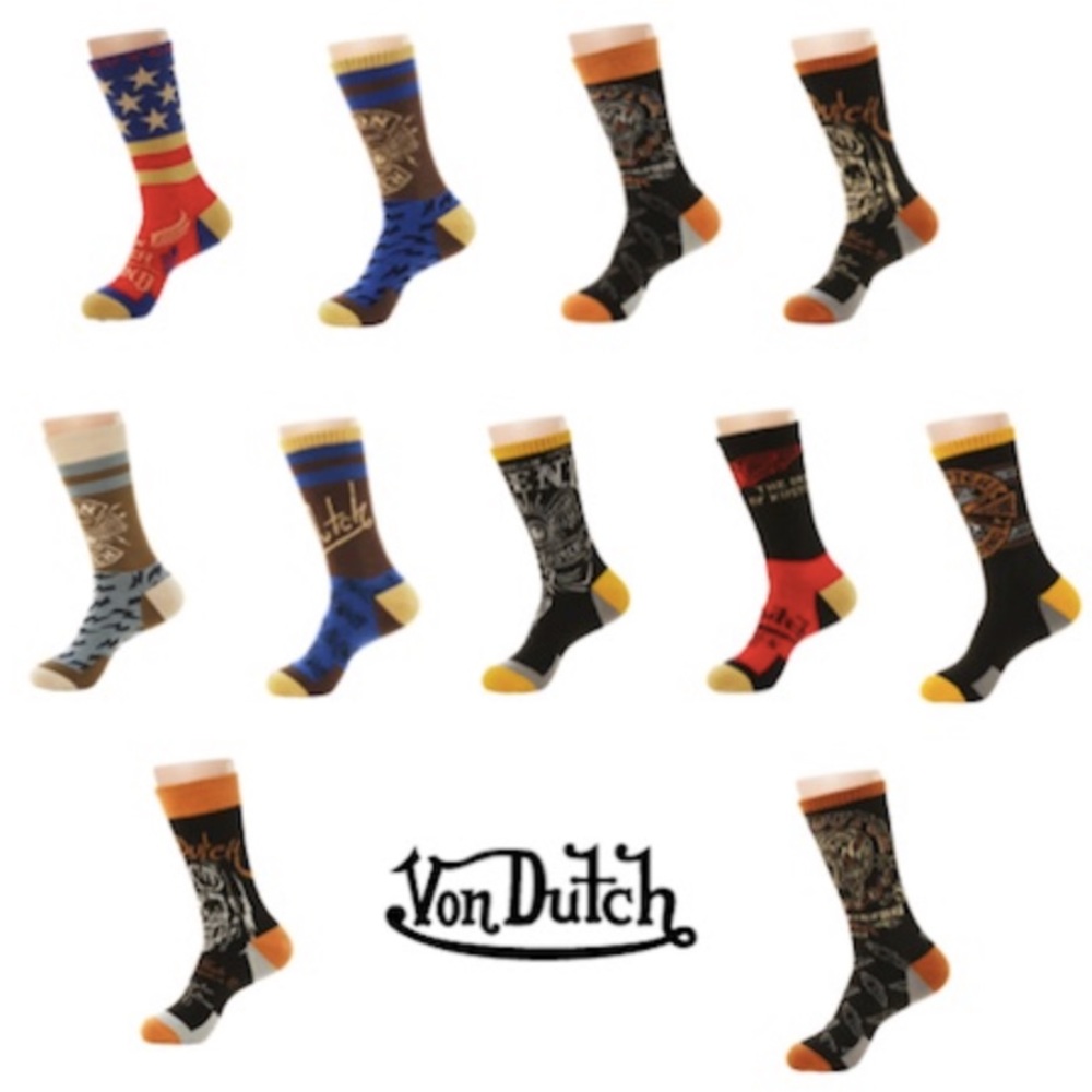 Von Dutch Socks - 12 Styles